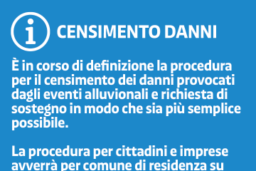 Censimento danni eventi meteorologici del 2 novembre